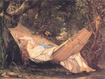  gustav lienzo - La hamaca Realista Realista pintor Gustave Courbet